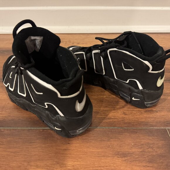 Nike Kids Air More Uptempo "Black/ White-Black" sneakers - 4Y - Picture 5 of 6